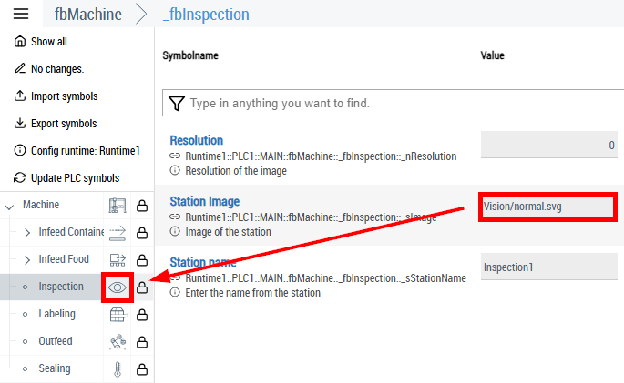 Maschinenparameter 3: