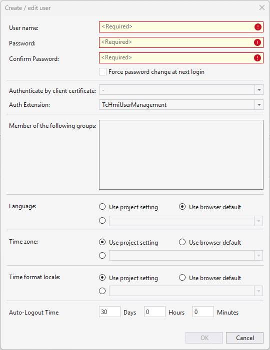 Anlegen eines neuen Benutzers 2: