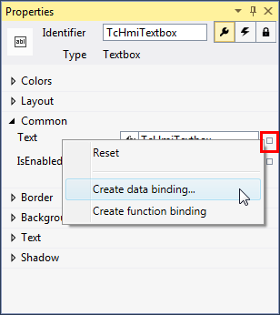 Binding erstellen 2: