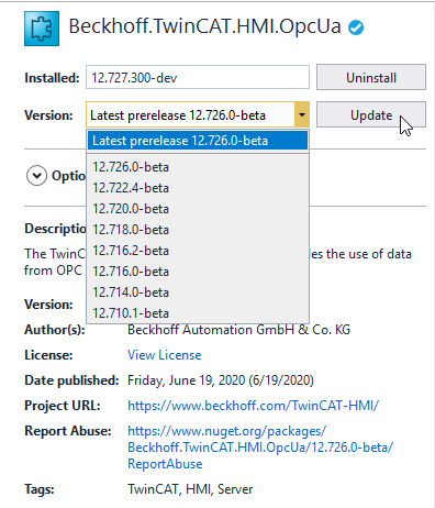 NuGet-Paket aktualisieren 4: