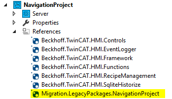 Support von TwinCAT HMI Packages 4: