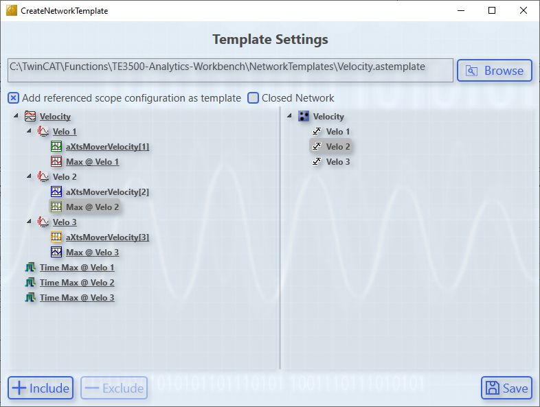 Scope Konfiguration im Netzwerk Template 5: