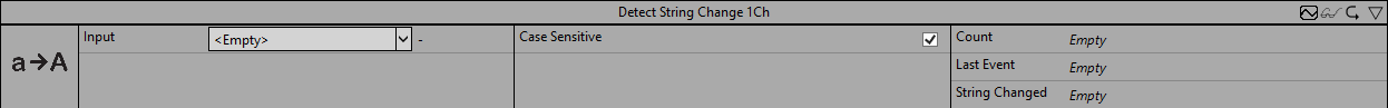 Detect String Change 1Ch 1: