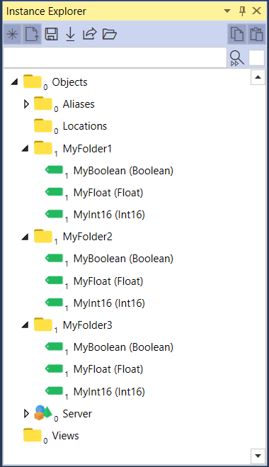 Einfaches Nodeset mit Basistypen 9: