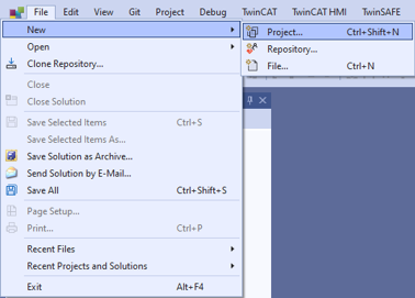 Neues MTP-Projekt anlegen 1: