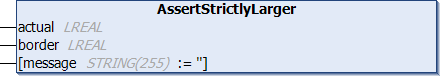 AssertStrictlyLarger 1: