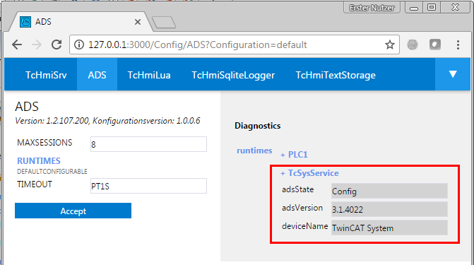 Config-Seite 3: