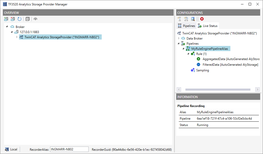 Starten/Stoppen einer RuleEngine-Pipeline 3:
