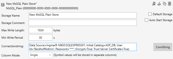 Microsoft SQL (Binär / Klartext) 1: