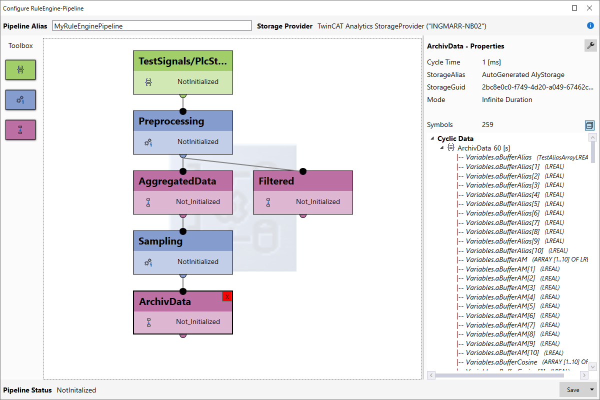 Speichern einer RuleEngine-Pipeline 1: