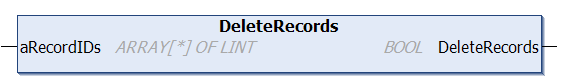 DeleteRecords 1: