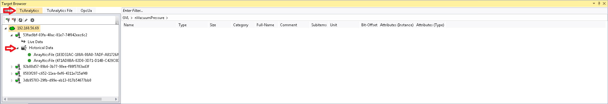 Arbeit mit historischen Daten 1: