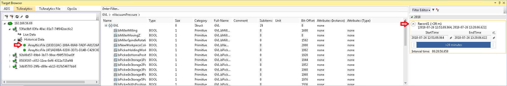 Arbeit mit historischen Daten 2: