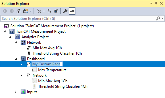 Dashboard Aufbau und Inhalte im Analytics Projekt verwalten 13: