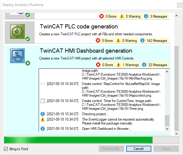 HMI One-Click Dashboard 5: