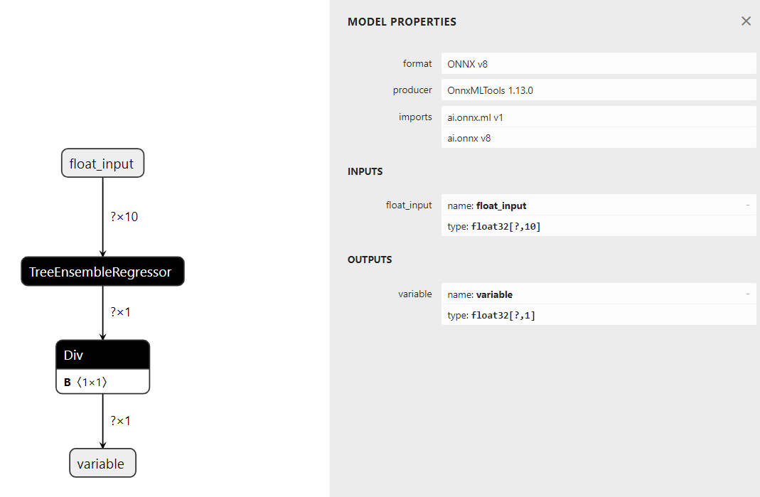 ONNX-Export eines Random Forest 4: