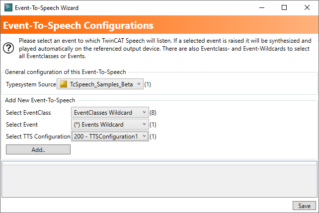 Event-To-Speech konfigurieren 3: