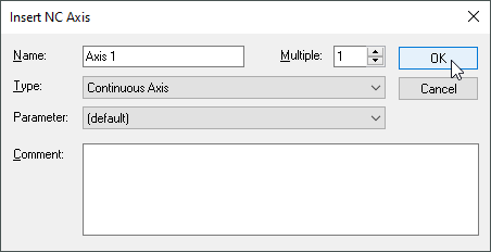 Simulationsachse anlegen 4: