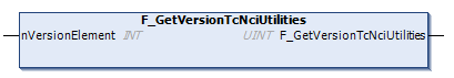 F_GetVersionTcNciUtilities 1: