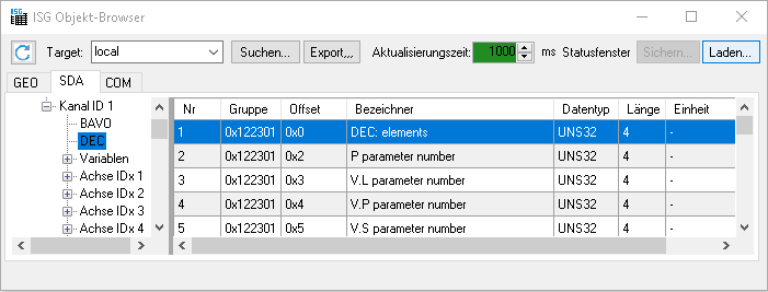 Dynamischer Zugriff auf Variablen 1: