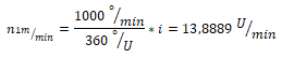 Beispiel: Terminal-Spindel mit Getriebe 2: