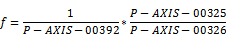Achsparameter 1: