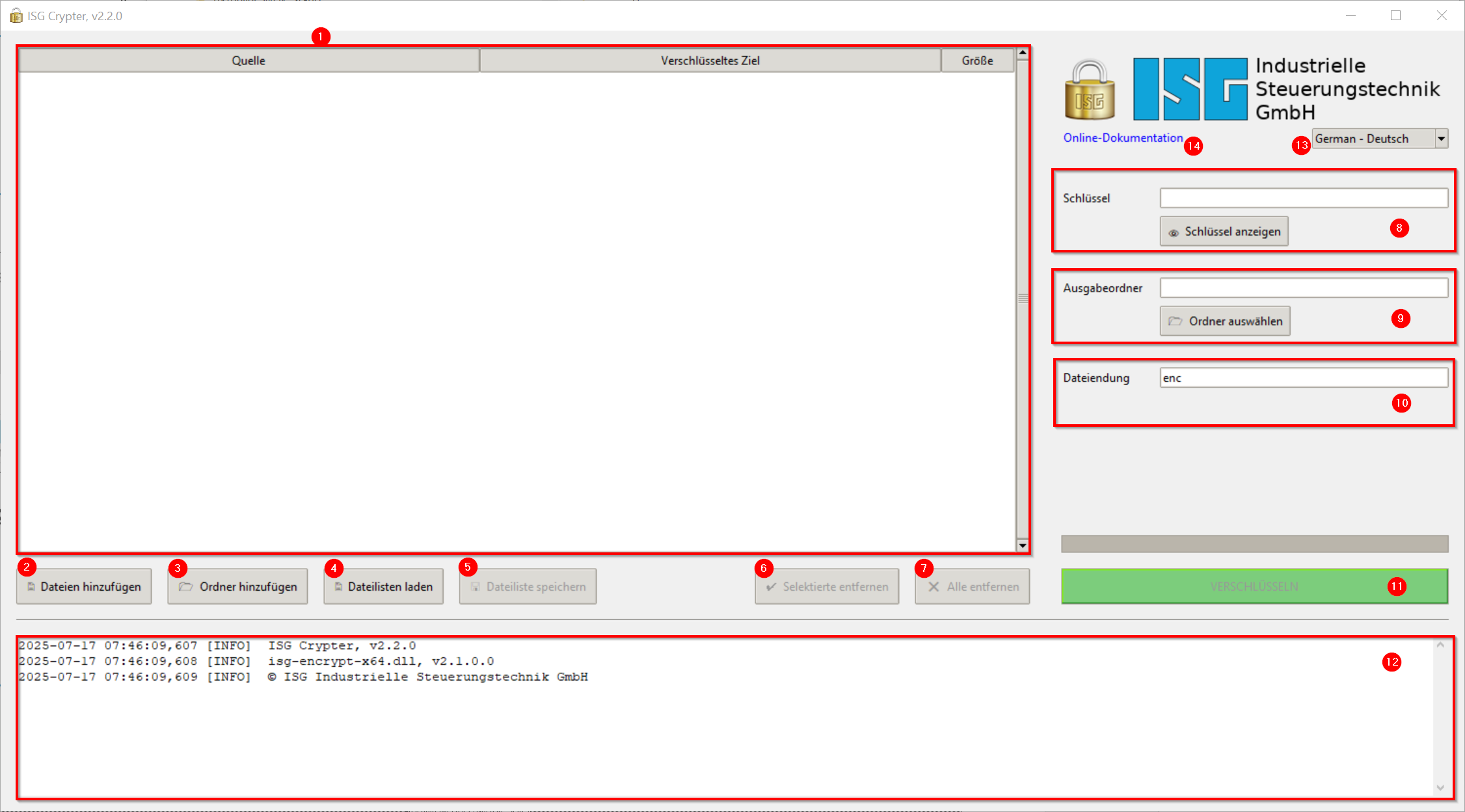 Anwendung der DLL in Test-GUI 1: