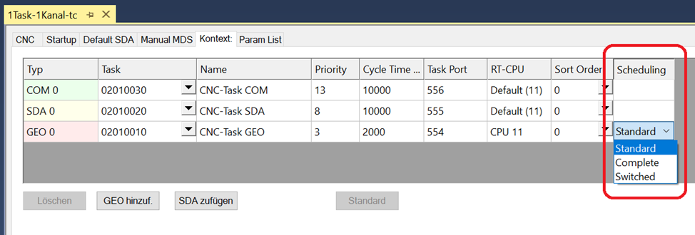 CNC-Scheduling 2: