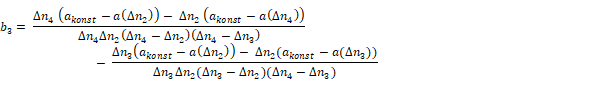 Methode 1: Kennlinie a(n) in Polynom- oder Hyperbelform 6: