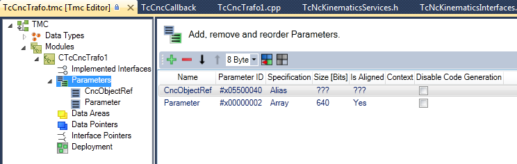 TcCOM-Parameter 2: