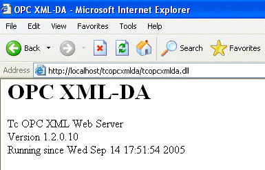 Setup OPC XML-DA on a Windows 7 computer 8: