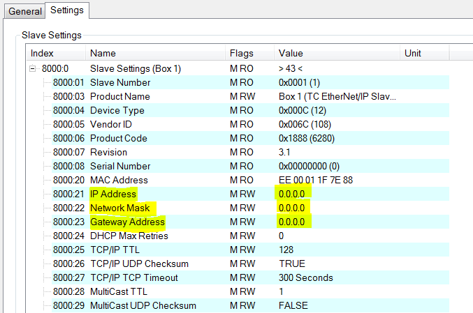 Anlegen eines EtherNet/IP Adapters 1: