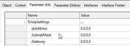 TCP/UDP RT TcCom Parameter 2: