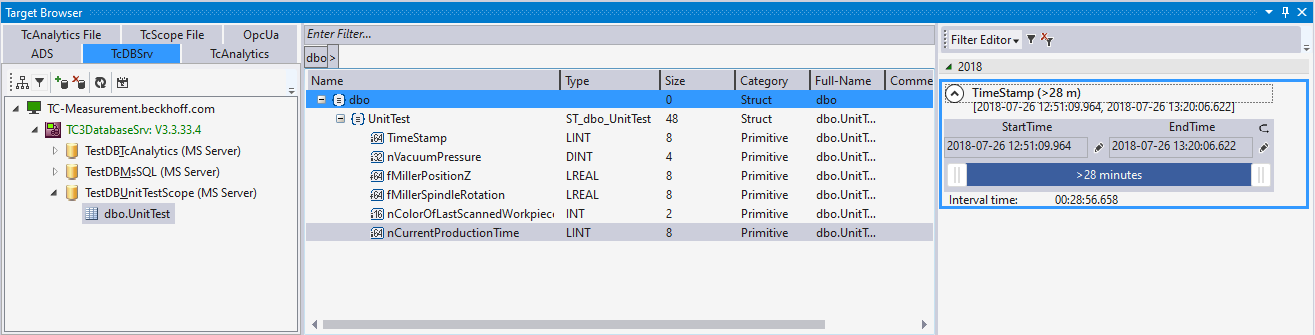Extension – TcDBSrv 10: