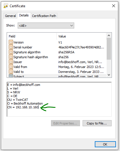 TLS – Sichere Client-Server-Kommunikation mit Hilfe von Zertifikaten oder PSK (Pre-Shared Key) 1: