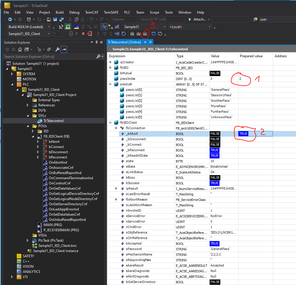 Authentifizierung, Aushandlung der unterstützten Dienste und optionale Kommunikationsparameter 4: