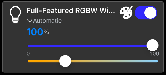 RGBW-Beleuchtung 1: