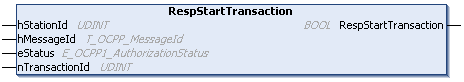 RespStartTransaction 1: