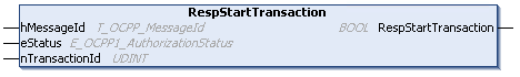 RespStartTransaction 1: