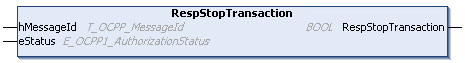 RespStopTransaction 1: