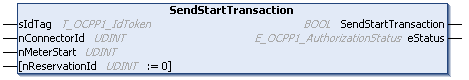 SendStartTransaction 1: