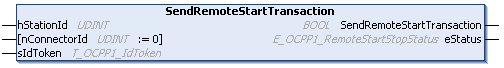 SendRemoteStartTransaction 1: