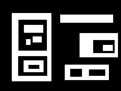 Find Contour - Hierarchy & Retrieval Mode 1: