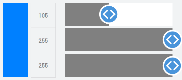 HSV-/ HLS (FULL)-Farbformat 1: