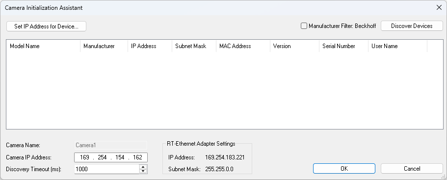 GigE Vision Kamera anlegen 11: