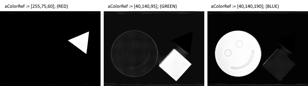 Color Similarity mit RGB-Referenz-Farbe 2:
