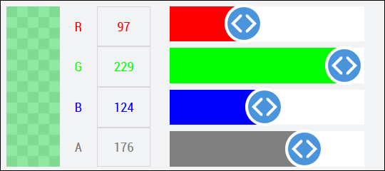 Standard RGB(a)-Farbformat 3: