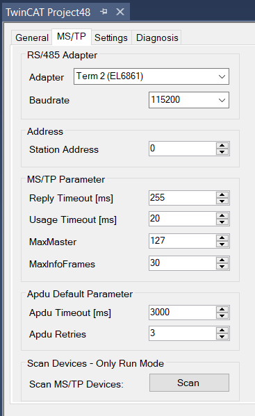 Verwendung mehrerer BACnet-Adapter 3: