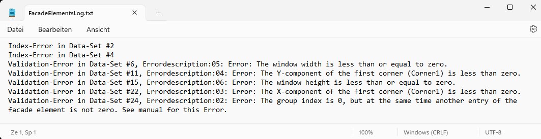 FB_BA_RdFcdElemLst 5: