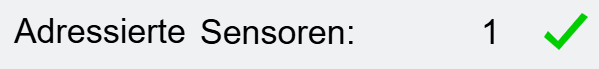 Untermenü „Sensoren“ 2: